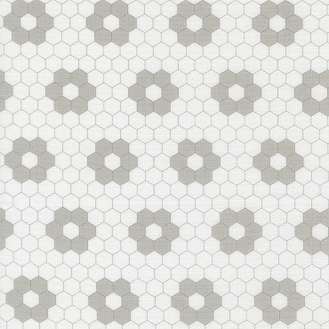 Cat Named Stitch by MODA - Cream Grey Quilted